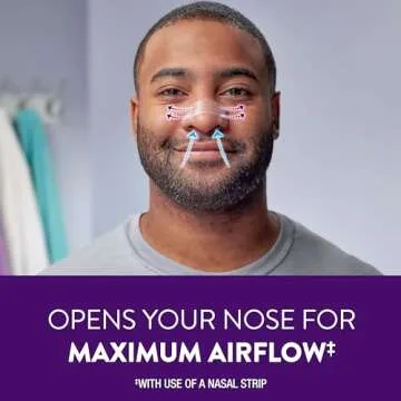 ZzzQuil Sleep Nasal Strips, Clear Nasal Strips, Snoring Relief from Nasal Congestion, Works Instantl...