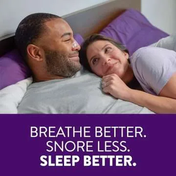 ZzzQuil Sleep Nasal Strips, Clear Nasal Strips, Snoring Relief from Nasal Congestion, Works Instantly, Reduces Nasal Congestion for Less Snoring and Better Sleep, Drug Free, 52 Nasal Strips