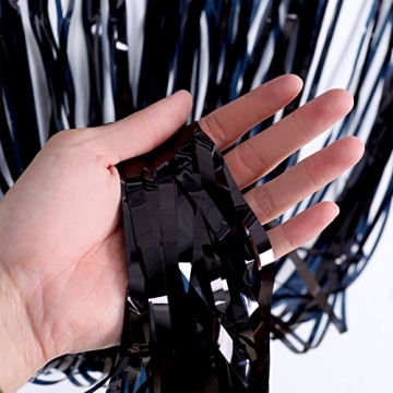 3 Pack Metallic Tinsel Curtains for Parties and Events