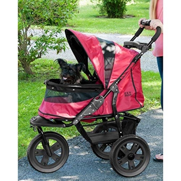 Top Pet Gear No-Zip AT3 Pet Stroller for Happy Pets