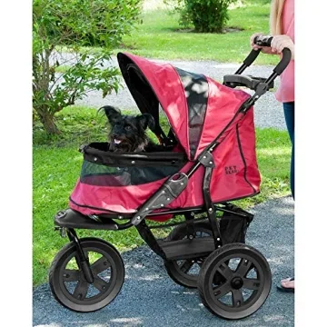 Top Pet Gear No-Zip AT3 Pet Stroller for Happy Pets