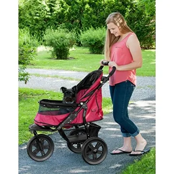 Top Pet Gear No-Zip AT3 Pet Stroller for Happy Pets