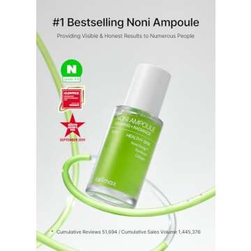 celimax Noni Energy Ampoule 30ml | with Noni Extract, Hydrating, Moisturizing & Soothing Serum for Wrinkles & Fine Lines, Mild Ampoule For Face