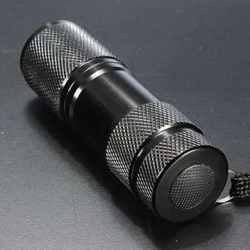 Mini 9 LED Ultra Violet Flashlight for Currency Detection