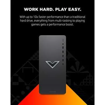 HP Victus 15L Gaming Desktop PC Bundle, Intel i3, NVIDIA GTX 1660 SUPER, 8GB RAM, 256GB SSD, Windows 11