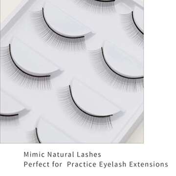 30 Pairs Practice Lashes for Lash Extensions Training Supplies by EMEDA
