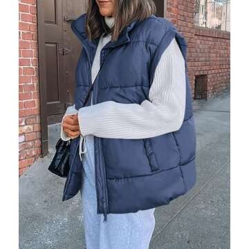 Stylish PRETTYGARDEN Women's Puffer Vest for Fall Chic