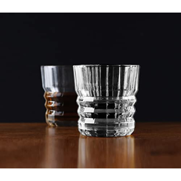 Circleware Aristocracy Whiskey Glass Set of 4 for Any Beverage