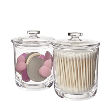 STORi 2-Pack Acrylic Apothecary Jars for Organizing