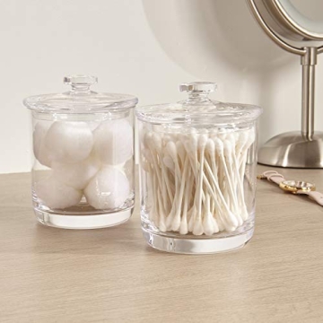 STORi 2-Pack Acrylic Apothecary Jars for Organizing