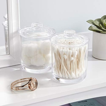 STORi 2-Pack Acrylic Apothecary Jars for Organizing