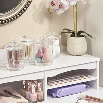 STORi 2-Pack Acrylic Apothecary Jars for Organizing