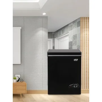 KRIB BLING 3.5 cu.ft Chest Freezer with Storage Basket