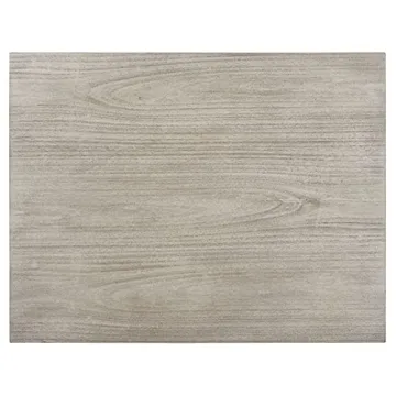 Chic SAFAVIEH 3-Drawer Light Grey Nightstand Table