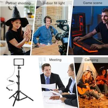 Ci-Fotto Adjustable LED Light Kit for Video and Photography