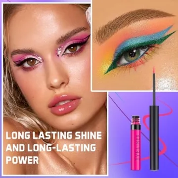 Spdoo 12 Colors Colorful Liquid Eyeliner Set for Gift