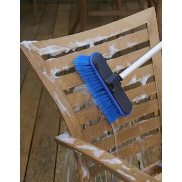Unger HydroPower 9” Soft Wash Brush for Gentle Cleaning