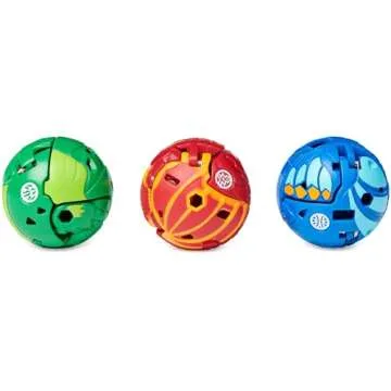 Bakugan Starter Pack 3-Pack, Nillious Ultra, Geogan Rising Collectible Action Figures
