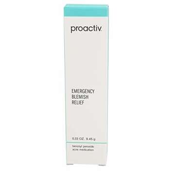 Proactiv Emergency Blemish Relief Benzoyl Peroxide Gel Acne Spot Treatment for Face and Body, white, 0.33 Oz