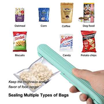 Hand-held Heat Sealer for Food Plastic Bags – Easy and Efficient Mini Sealing Machine