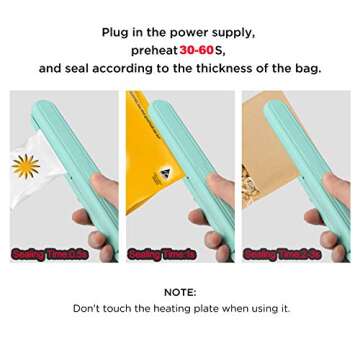 Portable Mini Food Bag Sealing Machine - Hand-held Heat Sealer
