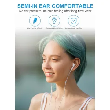 USB C Headphones with Microphone for iPhone and Android