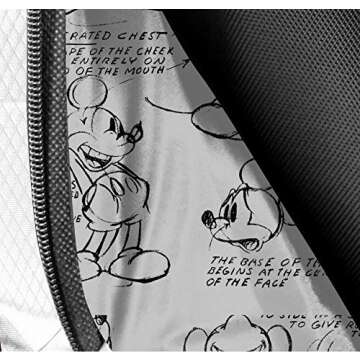 Team Effort Disney Mickey Mouse Golf Caddie Carry Bag, Multicolor