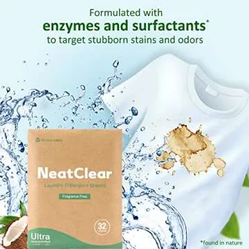Eco-Friendly Travel Size Laundry Sheets - NeatClear