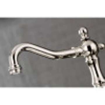 Kingston Brass KS1977AL 8 in. Widespread Bathroom Faucet, Brushed Brass, 7-9/16 Inch in Spout Reach