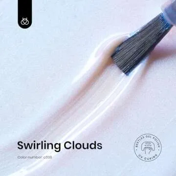 Beetles Pearl Gel Nail Polish, 15ML Pearl White Gel Polish Shimmer Mermaid Iridescent Pearlescent Na...