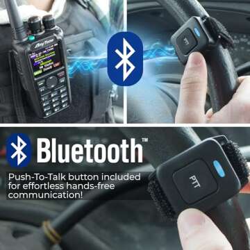 AnyTone AT-D878UVII Plus – Dual Band DMR/Analog 7W VHF, 6W UHF Handheld Radio w/FREE $97 Training Course – Bluetooth PTT, Digital/Analog APRS RX & TX - 500K Contacts Plus Great Support from BridgeCom!