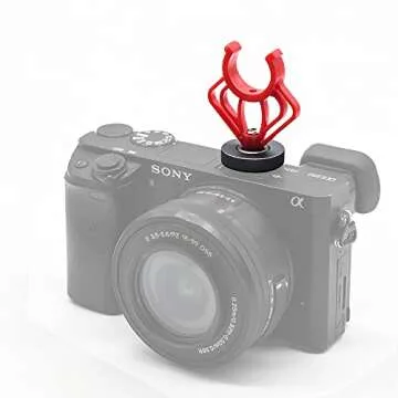 2PCS Aluminium Microphone Shock Mount Holder Bracket