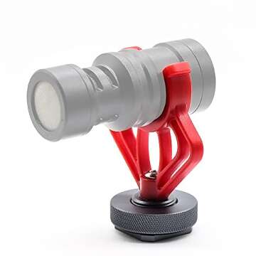 2PCS Aluminium Microphone Shock Mount Holder Bracket