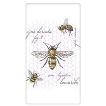 Mary Lake Thompson BT1556 Bee Honeycomb Flour Sack Kitchen Towel