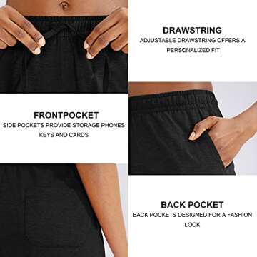 G Gradual Women's Bermuda Shorts Comfortable and Stylish