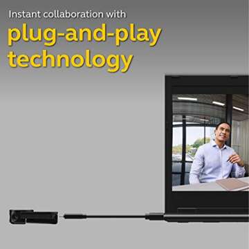 Jabra PanaCast – Intelligent 180° Panoramic-4K Huddle Room Video Camera – Inclusive Video Conferencing Camera with Full Room Coverage, Easy to Set-Up Wide Angle Webcam for Streaming