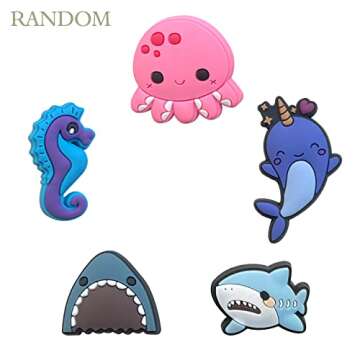 YAZO 50 pcs Random Shoe Charms for Shoe & Bracelet Wristband party gifts