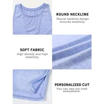 Cosy Pyro Workout Tank Tops for Women - 4 Pack