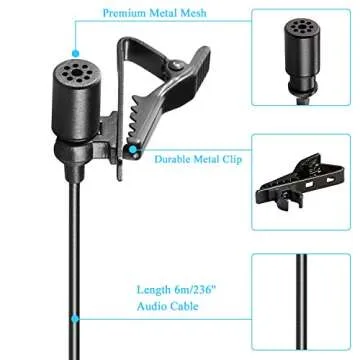 BOYA M1 Lavalier Microphone for Smartphones and DSLR