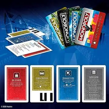 Hasbro Gaming Monopoly Super Electronic Banking Board Game, Electronic Banking Unit, Choose Your Rewards, Cashless Gameplay Tap Technology, for Ages 8 and Up
