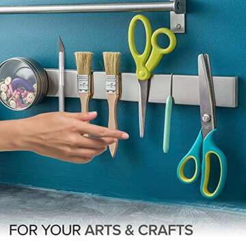 14 Inch Stainless Steel Magnetic Knife Bar - Use as Knife Holder, Knife Rack, Knife Strip, Kitchen Utensil Holder and Tool Holder