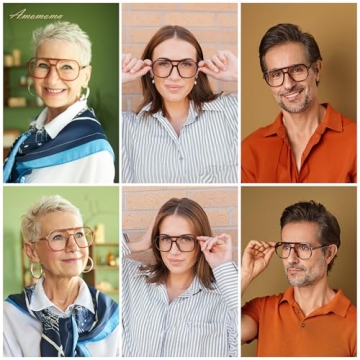 Trendy Retro Aviator Reading Glasses Blue Light Blocking 3-Pack