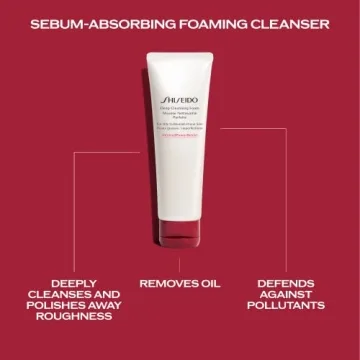 Shiseido Deep Cleansing Foam - 125 mL - Deeply Cleanses & Removes Impurities for a Fresh, Smooth Finish - For Oily to Blemish-Prone Skin