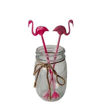Flamingo Cocktail Stirring Rods for Summer Parties