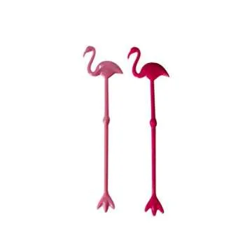 Flamingo Cocktail Stirring Rods for Summer Parties