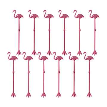 Flamingo Cocktail Stirring Rods for Summer Parties
