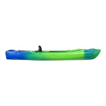 Perception Flash 9.5 | Sit Inside Kayak for Fishing and Fun | Two Rod Holders | Multi-Function Dash ...