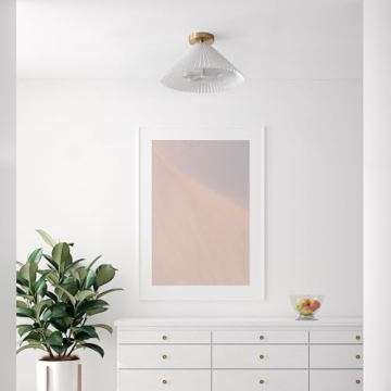 Globe Electric Novogratz 2-Light Brass Flush Mount Ceiling Light