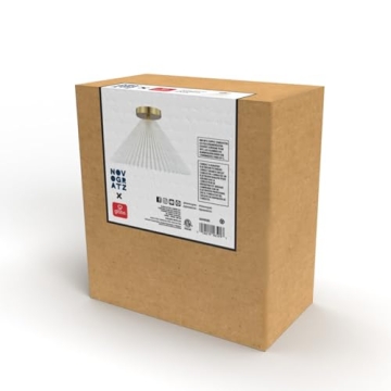 Globe Electric Novogratz 2-Light Brass Flush Mount Ceiling Light