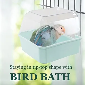 Meric Bird Bath for Hygiene and Feather Care